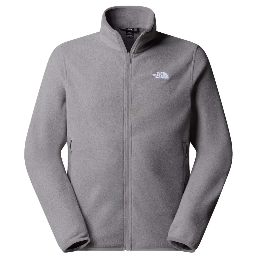 The North Face Men's Glacier Fleece Jacket Mid Gray Heather Size Medium